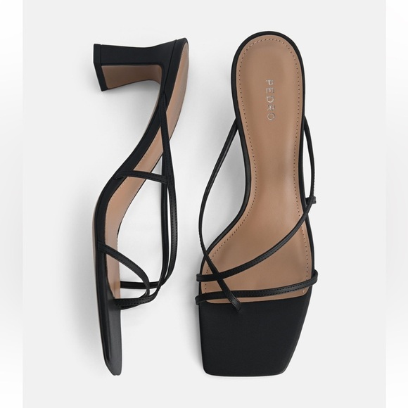 Pedro Shoes - NWOT Pedro Black Strappy Women's Heels